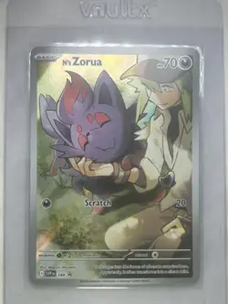 N's Zorua 189 Sv: Scarlet & Violet Promo Card Holo Svp English Near Mint - Image 1