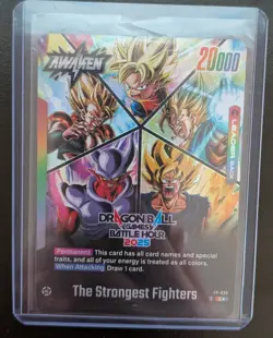 Dragon Ball Super Battle Hour 2025 the Strongest Fighter Leader Holo Card FP-030 - Image 1