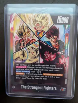 Dragon Ball Super Battle Hour 2025 the Strongest Fighter Leader Holo Card FP-030 - Image 2