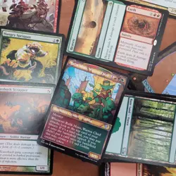 Red Green ***GOBLINS*** Tribal Custom COMMANDER MAGIC DECK ALL 100 MTG Cards - Image 1