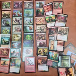 Red Green ***GOBLINS*** Tribal Custom COMMANDER MAGIC DECK ALL 100 MTG Cards - Image 2