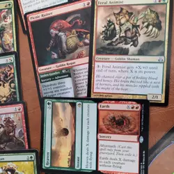 Red Green ***GOBLINS*** Tribal Custom COMMANDER MAGIC DECK ALL 100 MTG Cards - Image 5