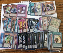 Yugioh TCG Bulk Lot 19 pounds total, mixed commons and foil cards, sleeve bag - Image 4