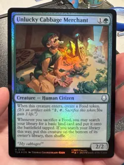 Unlucky Cabbage Merchant Foil Avatar: The Last Airbender 201 U NM MTG - Image 1