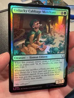Unlucky Cabbage Merchant Foil Avatar: The Last Airbender 201 U NM MTG - Image 4