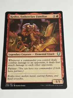 X 1 Kediss, Emberclaw Familiar NM-M Commander Legends CMR 188 MTG Magic - Image 1