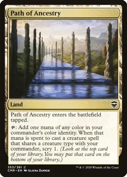 [MTG] Path of Ancestry (353) (CMR) LP-HP - Image 1