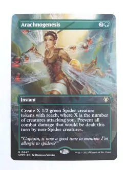 MTG ARACHNOGENESIS CMM REGULAR RARE MAGIC THE GATHERING NM/MINT BP - Image 1