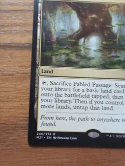 MTG Fabled Passage Core Set 2021 Nonfoil NM Search Land - Image 2