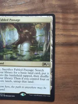 MTG Fabled Passage Core Set 2021 Nonfoil NM Search Land - Image 4