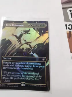 1 x MTG Eerie Ultimatum - Foil - Borderless MTG: Special Guest NM Pringle Magic - Image 3