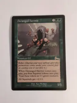 Deranged Hermit Urza's Legacy Regular LP Squirrel Tokens Mtg Green - Image 1