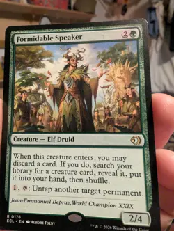 🧙Formidable Speaker R 0176 ECL Lorwyn Eclipsed MTG - Image 1