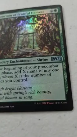 mtg M21 Foil Sanctum of Fruitful Harvest Magic The Gathering - Image 2