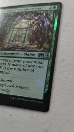 mtg M21 Foil Sanctum of Fruitful Harvest Magic The Gathering - Image 3