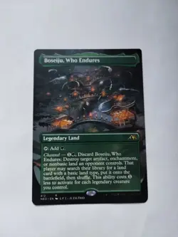 Boseiju, Who Endures (Borderless) [Kamigawa: Neon Dynasty] MTG Near Mint Magic G - Image 1