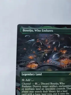 Boseiju, Who Endures (Borderless) [Kamigawa: Neon Dynasty] MTG Near Mint Magic G - Image 2
