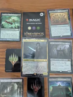 MtG LOTR: Tales of Middle Commander Deck Food and Fellowship w/ POWER UPGRADES - Image 2