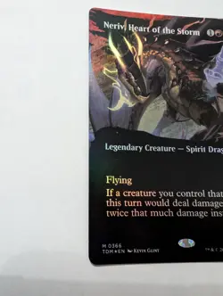 Neriv, Heart of the Storm Tarkir: Dragonstorm Borderless Foil - Image 2