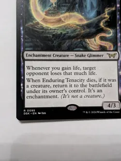 Enduring Tenacity R Duskmourn: House of Horror 95 - Lifegain MTG Enchantment Cre - Image 5