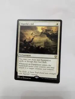 Sigarda's Aid Commander Legends Regular Equipment / Aura - One Drop MTG Magic - Image 1