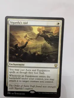 Sigarda's Aid Commander Legends Regular Equipment / Aura - One Drop MTG Magic - Image 3