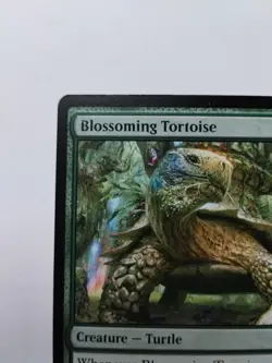 Near Mint, English - 1 x MTG Blossoming Tortoise Wilds of Eldraine Land Support - Image 2