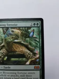 Near Mint, English - 1 x MTG Blossoming Tortoise Wilds of Eldraine Land Support - Image 3