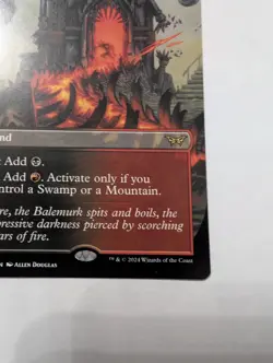 MtG Blazemire Verge - NM Borderless - Duskmourn - Image 3