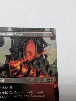 MtG Blazemire Verge - NM Borderless - Duskmourn - Image 4