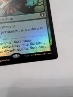 Song of the Dryads Commander Masters Foil - Green Control - Enchantment Aura - Image 3