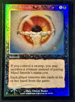 Vintage MTG - Mind Swords 60/143 - FOIL Common - Magic The Gathering Nemesis - Image 1