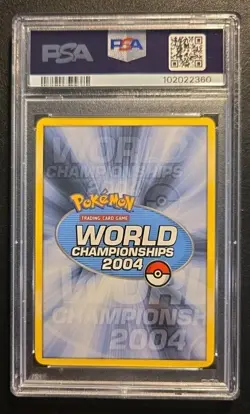 PSA 10 POKEMON TCG RAYQUAZA ex #97 2004 WORLD CHAMPIONSHIPS PROMO BLAZIKEN TECH - Image 2