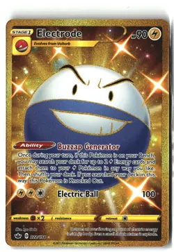 Electrode ⭐ 222/198 Holo Secret Rare Chilling Reign 2021 Pokemon NM - Image 1