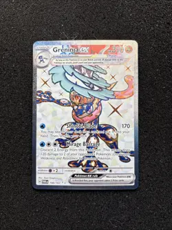 Holo Greninja ex - 198/167 Ultra Rare Twilight Masquerade Pokemon TCG NM - Image 2