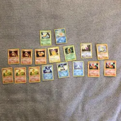 Pokemon TCG 18 Card Lot Pikachu Starmie Kadabra Magmar Growlithe Regular English - Image 1