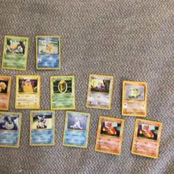 Pokemon TCG 18 Card Lot Pikachu Starmie Kadabra Magmar Growlithe Regular English - Image 2