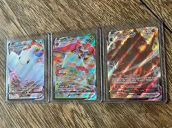 Lot of Five English V Max Pokemon TCG Cards NM/M - Image 3