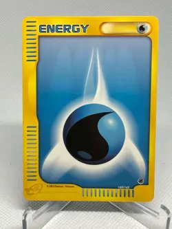 Pokemon TCG Water Energy Expedition Base Set 165/165 Non-Holo WOTC E-Reader - Image 1