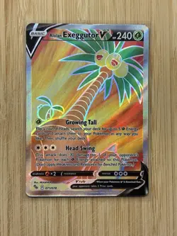 Alolan Exeggutor V (Full Art) Pokemon Go Ultra Rare 071/078 - Image 1