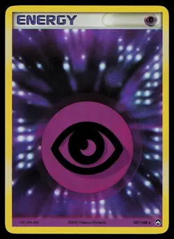 Pokemon Card - Psychic Energy Power Keepers 107/108 Rare Holo - Image 1