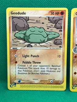 Pokemon Tcg Geodude 55/97 & Graveler 30/97 Ex Dragon Non Holo - Image 2