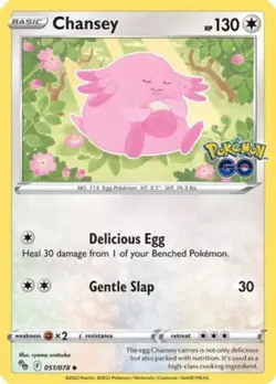 x4 Chansey - 051/078 - Uncommon Pokemon Pokemon GO M/NM - Image 1