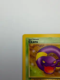 #46/62 Ekans Normal Common - Pokemon TCG Fossil - Vintage - LP (See Photos) - Image 3