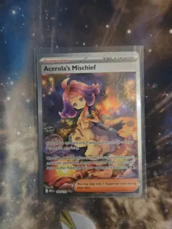 Pokemon TCG Mega Evolutions Acerola's Mischief Sir 183/132, Near Mint - Image 1
