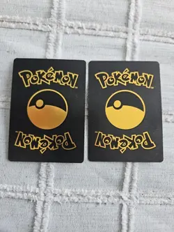 X2 Pikachu GX & Detective Pikachu GX Black Foil Fan Art Vinyl Collector Pokemon - Image 3