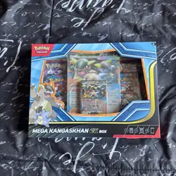 Pokemon Mega Evolution Mega Kangaskhan Ex Box Factory Sealed w/ 4 Booster Packs - Image 1