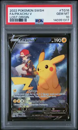 PSA 10 - Pikachu V TG16/TG30 SWSH Lost Origin - Pokemon - Image 1