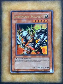 Yugioh Luminous Soldier TP5-EN001 Ultra Rare MP - Image 1