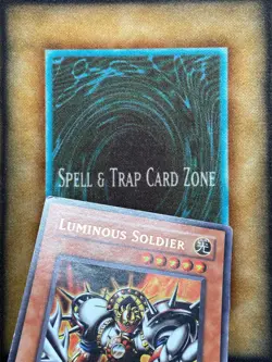 Yugioh Luminous Soldier TP5-EN001 Ultra Rare MP - Image 2